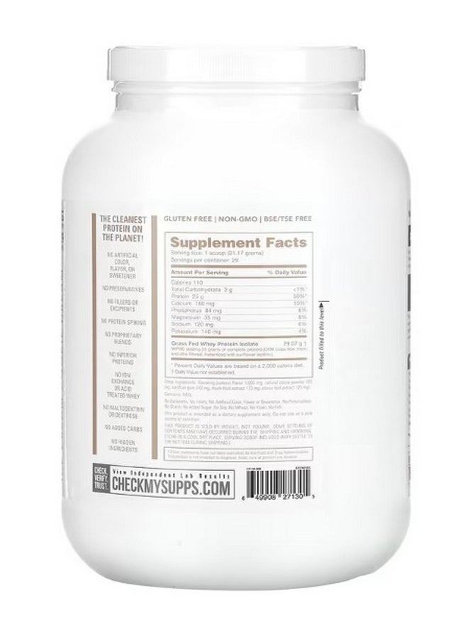 NutraBio - Grass Fed Whey Protein Isolate Ice Cream Cookie Dream 2 lb 907 g - Image 1
