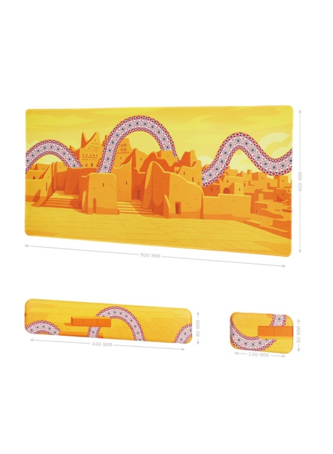 Thermo TM04 Professional Heritage Mouse Pad Set XXL with Keyboard Rest and Mouse Pad High Quality - Image 5