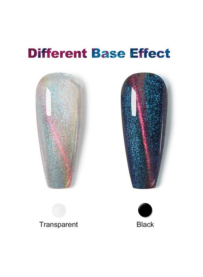 MAJOR DIJIT 9D Cat Eye Gel Nail Polish Glitter Soak Off Gel Polish With Magnet Stick Glitter Holographic Nail Art For Salon Home Diy 15Ml/0.5Floz - Image 4