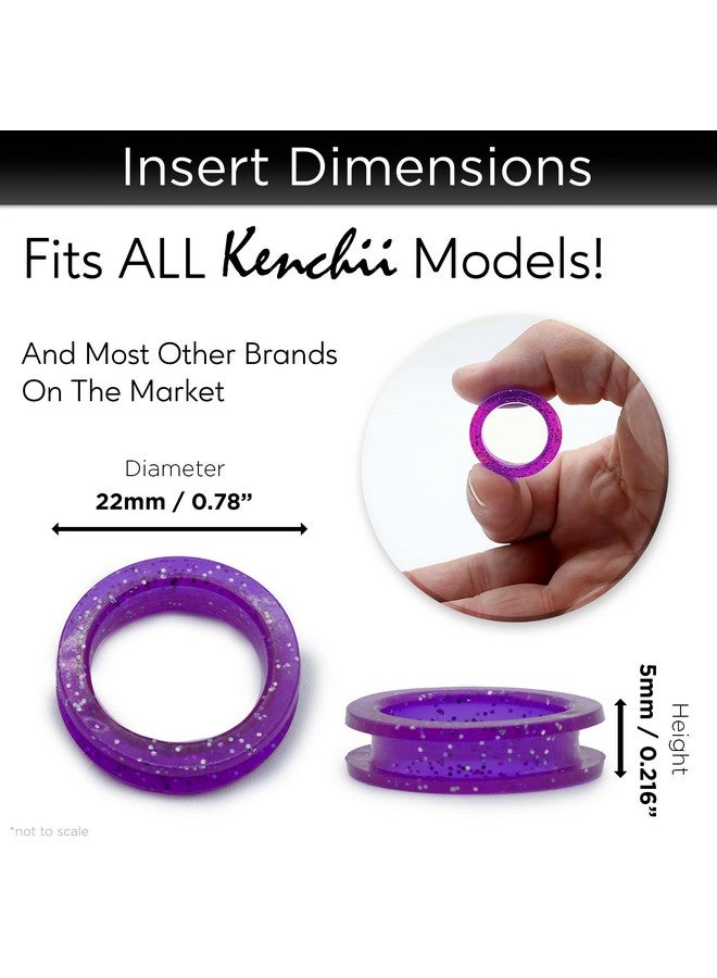 Kenchii Extra Soft Premium Shear Finger Ring Inserts - Thick, Quality Comfort. Elevate Your Grooming Experience with Precision and Style in Multiple Colors - Image 3