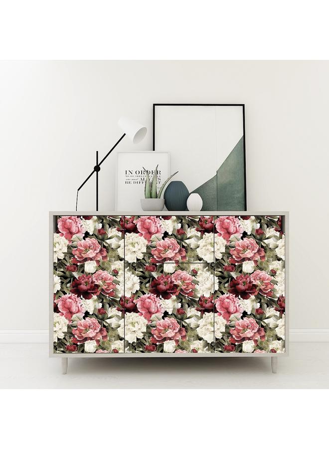 Bluejw Hot Selling Thick Ink Flowers Green Plant Series Seamless Waterproof Antifouling Wallpaper Background Wall Transformation Wallpaper RW081-100 - Image 4