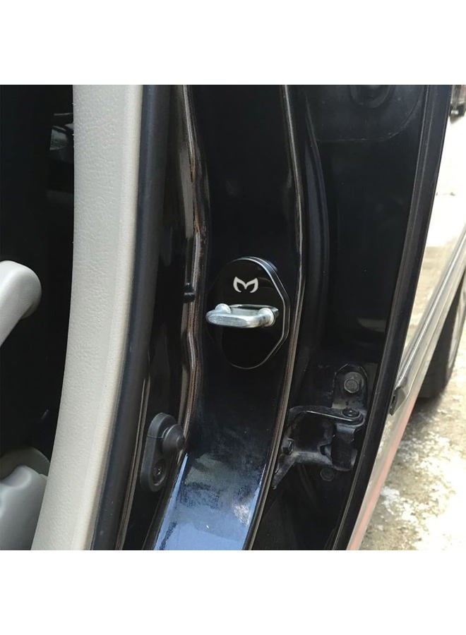 MAXDOOL Mazda 3 6 MX-5 CX-3 CX-5 CX-5 Car Door Lock Stainless Steel Lock (4 Packs, Black) - Image 3