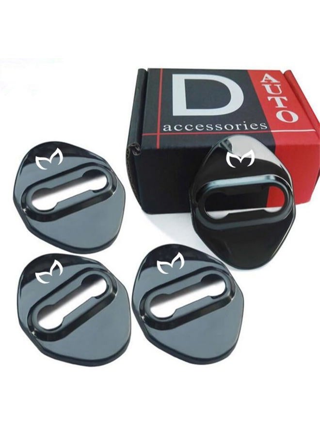 MAXDOOL Mazda 3 6 MX-5 CX-3 CX-5 CX-5 Car Door Lock Stainless Steel Lock (4 Packs, Black) - Image 1
