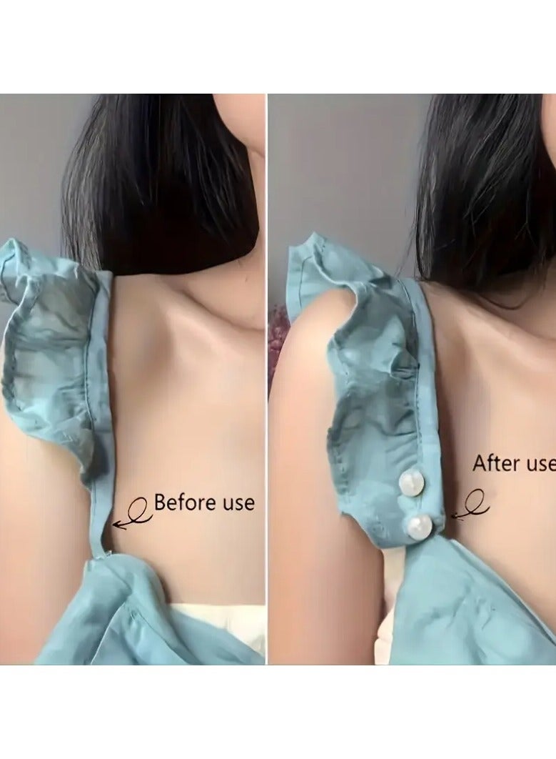 جلوسكي 3PCS اللؤلؤة بروش السلامة دبابيس مجموعة، ملحقات الأزياء لتأمين اللباس، وشار دبوس، ملابس طوق ضبط، مختلطة اللون تصميم زر اللؤلؤة - Image 3