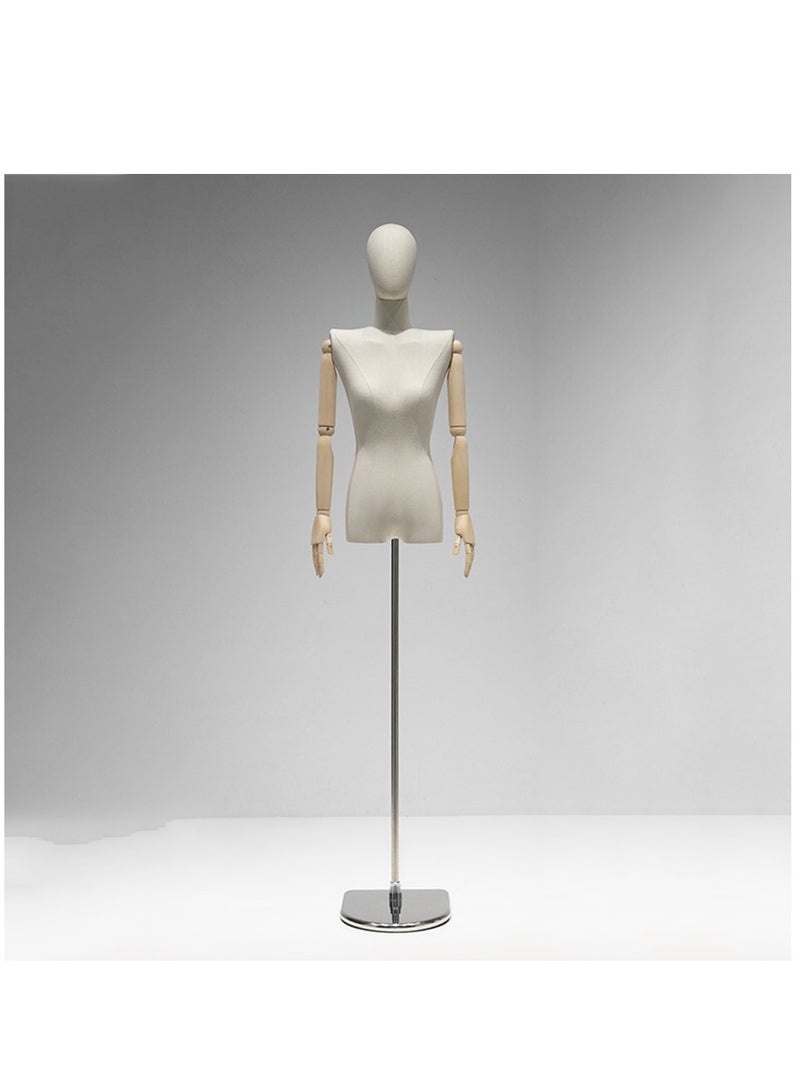 Arabest Female Mannequin Body, Sewing Mannequin Torso Dress Form, Adjustable Mannequin with Stand for Sewing Dressmaker Jewelry Display - Image 1