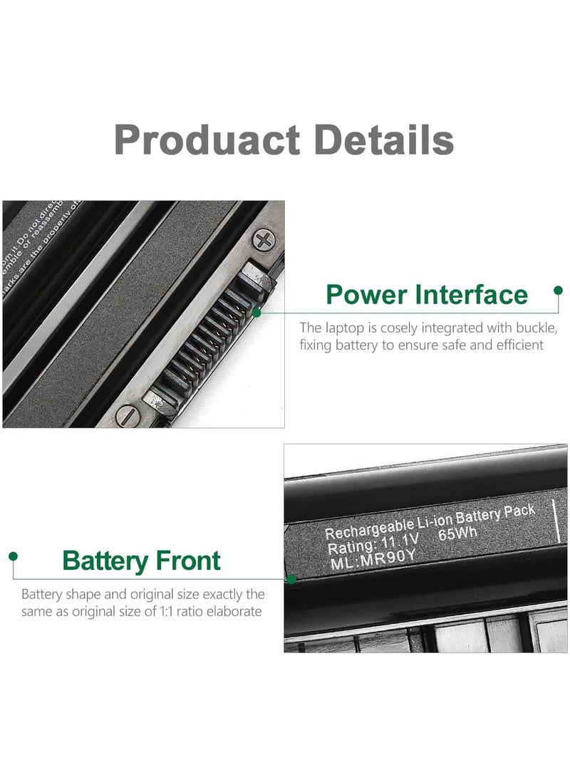 Battery for Dell Inspiron 15 3000 Series 3521 3543 3421 3541 3542 3537 3878 5537 5721 3531 i3531 17 3721 3737 5748 5749 15R 5537 5521 14 3421 5421 m531r-5535 P40F Latitude 3540 3440 Batter  - Image 4