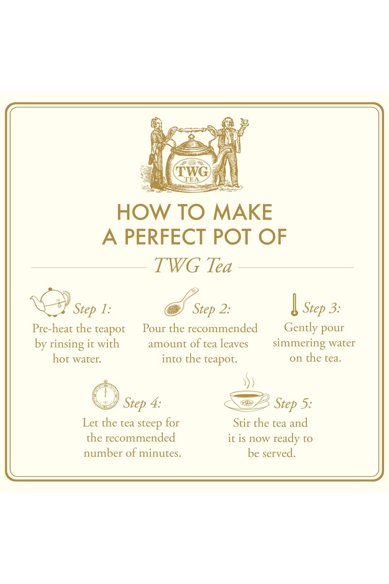 TWG Tea Valentine Breakfast Tea, Loose Leaf Black Tea in Haute Couture Tea Tin Gift, 100g - Image 4