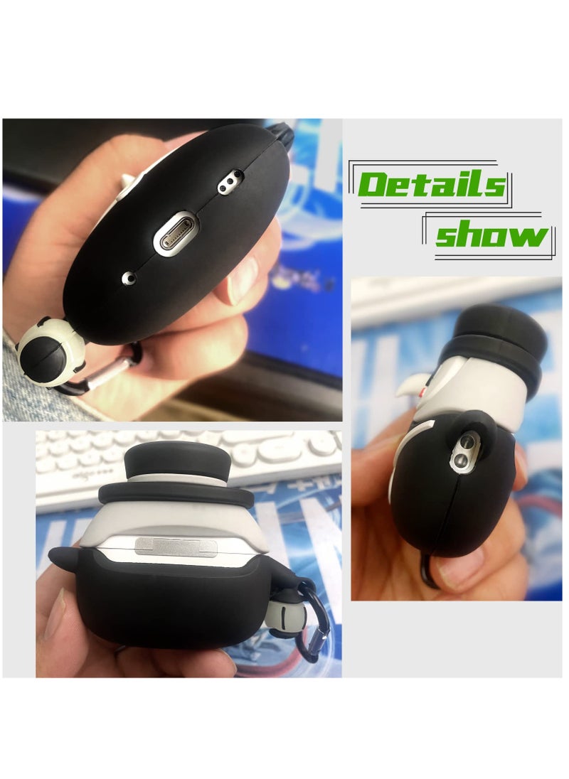 Generic - Luminous Medieval Plague Doctor Anime Case for AirPods Pro 1st/2nd Gen - TPU Silicone Cover (2019/2022) - Image 1
