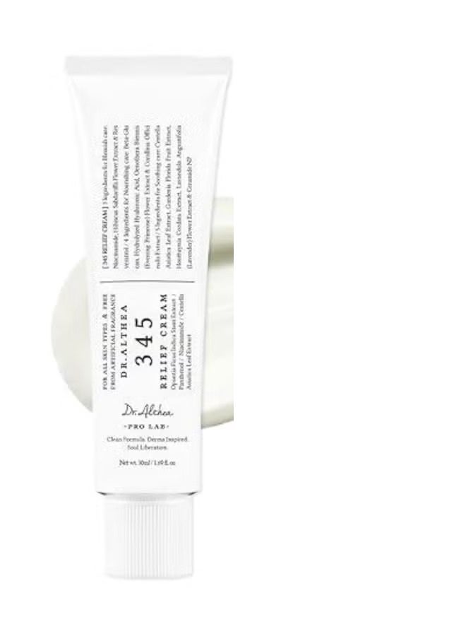 Dr.althea 345 Relief Cream Daily Face Moisturizer Blemish Relief Care Soothing Recovery & Moisture with Niacinamide, Panthenol Korean Vegan Skin Care for All Skin Types 1.7 Fl Oz - Image 1