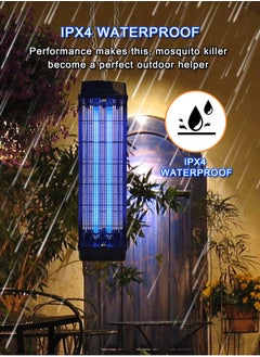 HomarKet Flying Insects Killer Yakiter Mosquito Zapper Outdoor  Kills Flying Insects With 40W Uv Light & 3800v Electric Shock  Insect Fly Trap Indoor Mosquito Killer for Home Garden Backyard  - Image 4