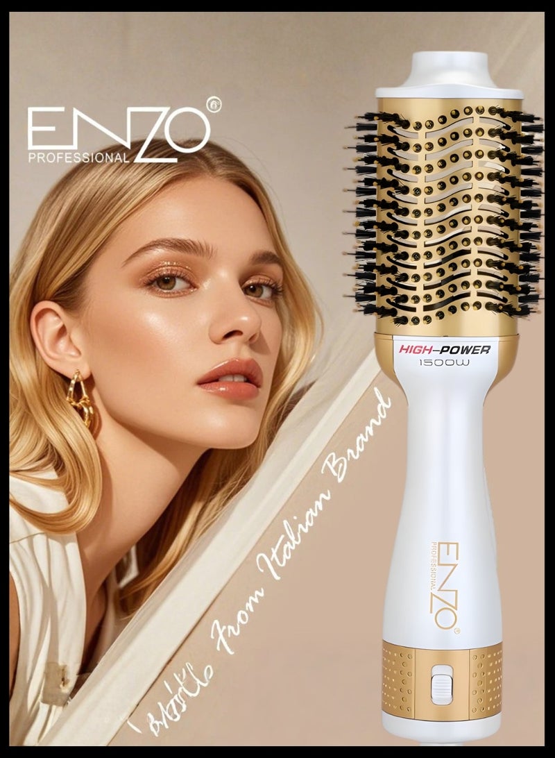 إنزو مشط تصفيف الشعر EN-4134 – جهاز تصفيف أيوني 3-في-1 للتجفيف، الفرد، التمويج وإضافة الحجم - Image 1