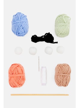 Tchibo DIY Crochet Kit Egg Cozy, Pink Combo  - Image 2