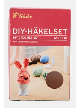 Tchibo DIY Crochet Kit Egg Cozy, Pink Combo  - Image 1