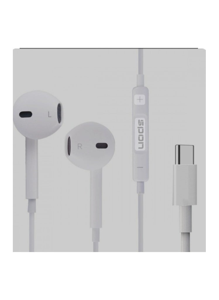 SPON Headphones type-c plug 