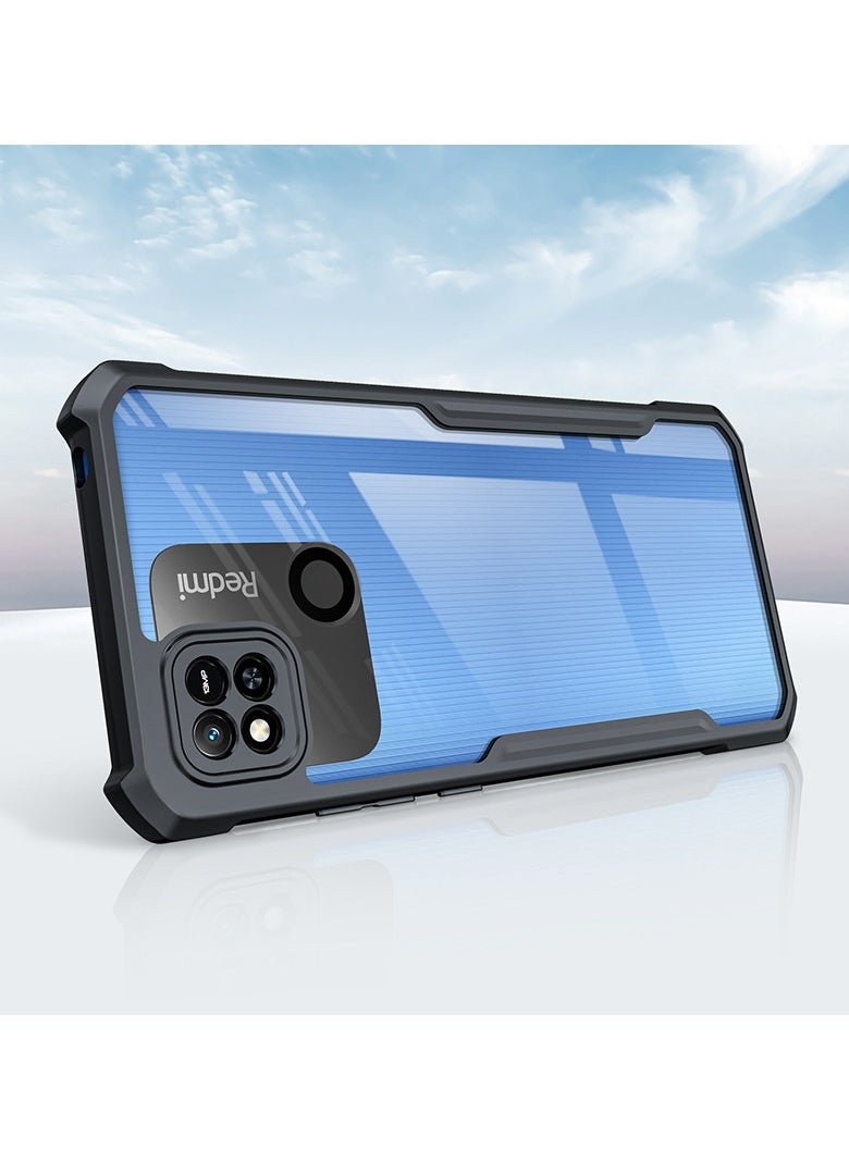 ماركة غير محددة الدخن Redmi 9C / 10A 4G الهاتف المحمول حالة الغطاء ، رقيقة جدا وخفيفة الوزن الغطاء ، لينة تبو الوفير + الاكريليك شفافة الغطاء الخلفي  - Image 2