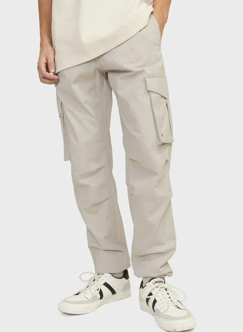 JACK & JONES Jpstkane Jjnoah Pocket Detail Drawstring Cargo Pants