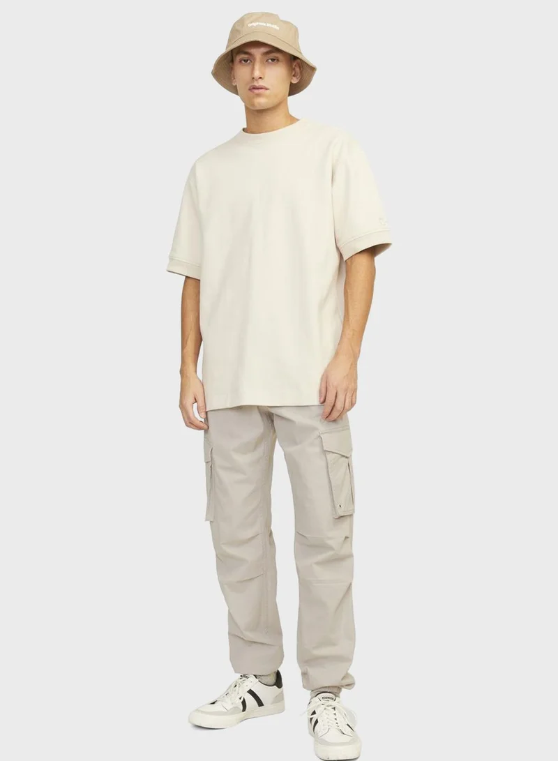 JACK & JONES Jpstkane Jjnoah Pocket Detail Drawstring Cargo Pants