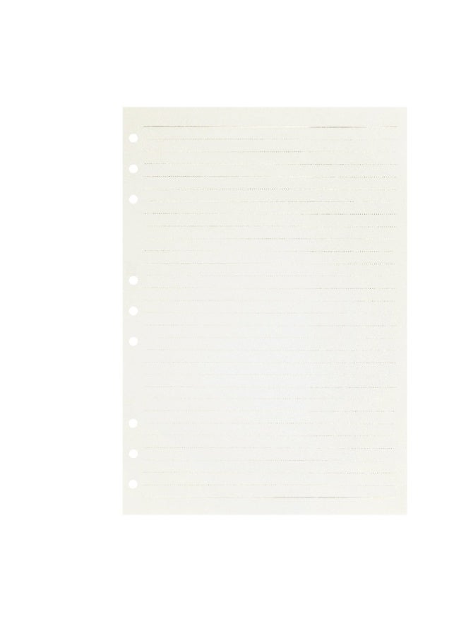 Zelten 2 Pack B5 90 Sheets/180 Pages Lined Loose Leaf Punched Paper Refills Paper for 9 Hole Binder Personal Organizer Diary Notebook Refillable Planner - Image 2