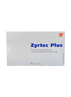ZYRTEC Zyrtec Plus 5Mg/120Mg Tab 14S 