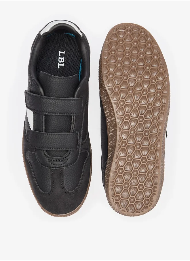 LBL by Shoexpress Boy's Colourblock Shoes with Hook and Loop Closure