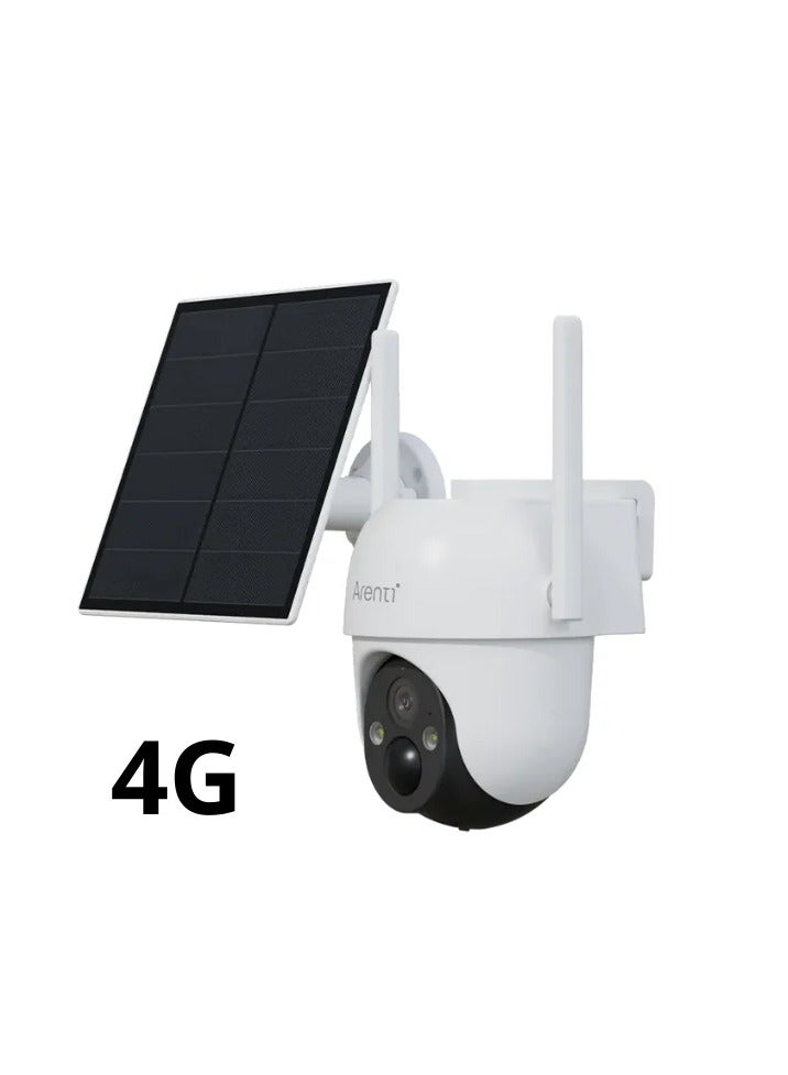 أرينتي كاميرا مراقبة خارجية متحركة تعمل بالبطارية تدعم شريحة الجوال مع لوح الطاقة الشمسية GO3G Kit - Image 1