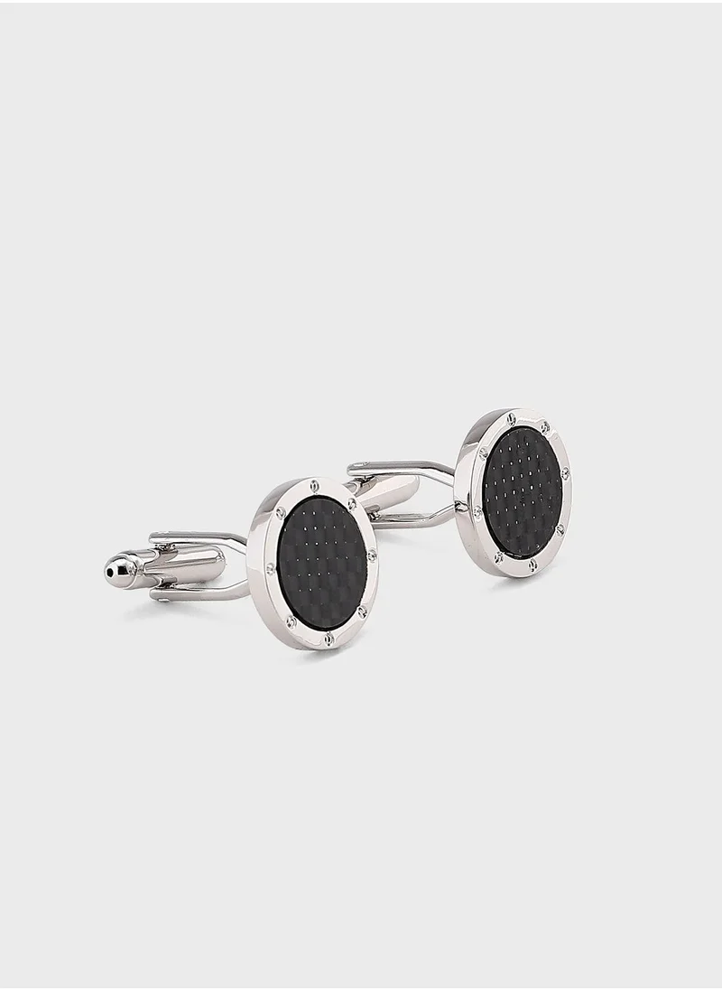 Robert Wood Cufflink & Tie Pin Set In Gift Box
