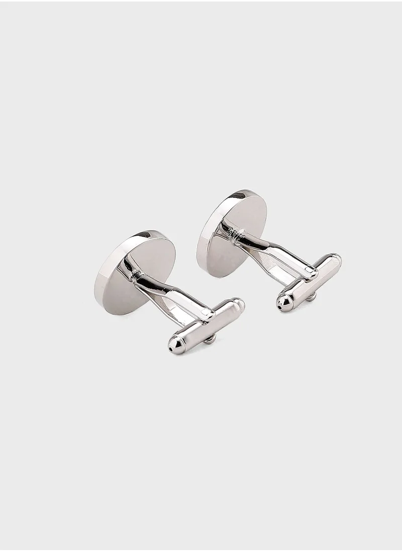 Robert Wood Cufflink & Tie Pin Set In Gift Box