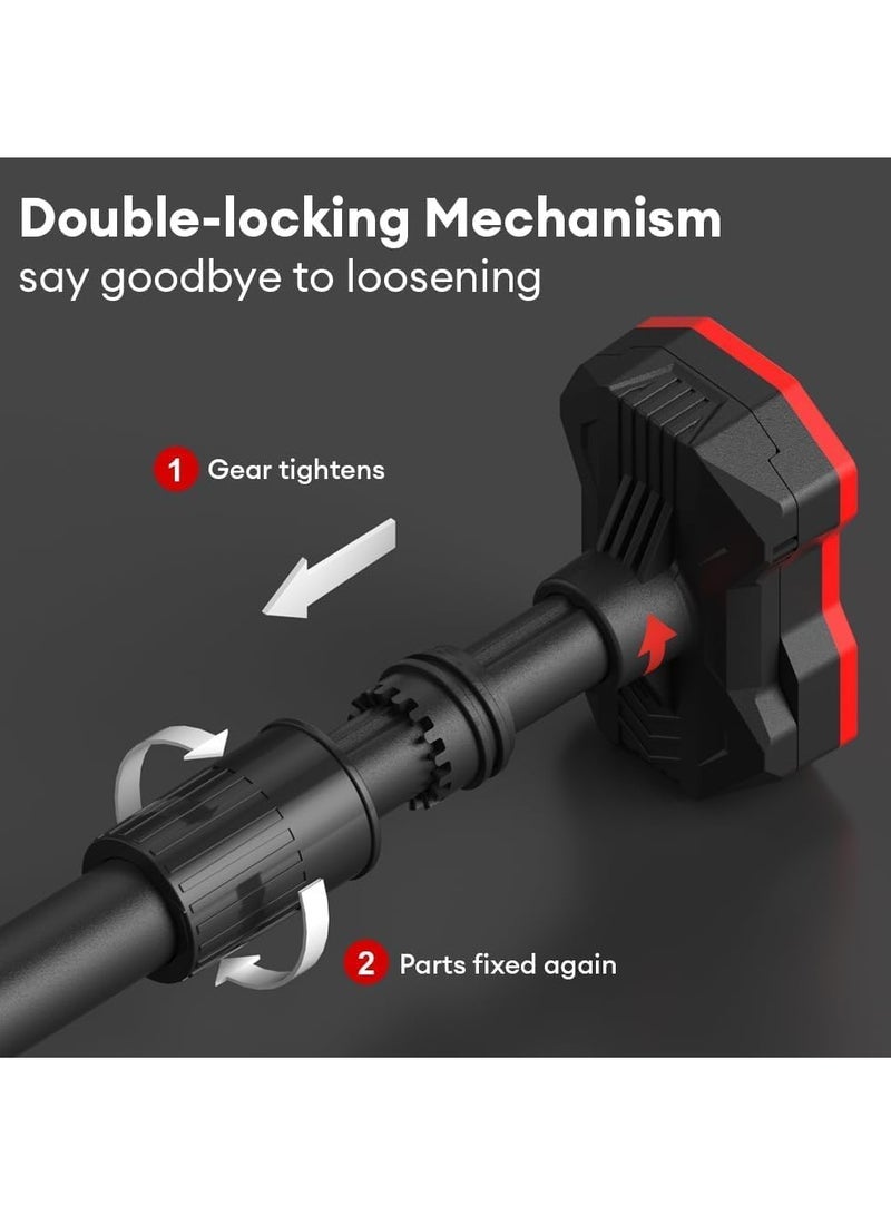 DURKU Adjustable Chin-up Bar for Doorway Home Gym Upper Body Workout - No-Screw Non-Slip Pull Up Bar with Locking Mechanism to Strengthen Your Arms and Shoulders - Image 4