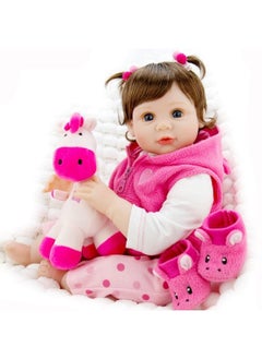 Reborn Baby Dolls 22 Inch Realistic Lifelike Girl Dolls in Soft Vinly and Weighted Soft Body with Pink Deer Clothes and Doll Accessories Set - pzsku/Z26A36813AA1D9F39DC0DZ/45/_/1666017634/ebd4986f-0e0d-487a-a185-064027f2b147