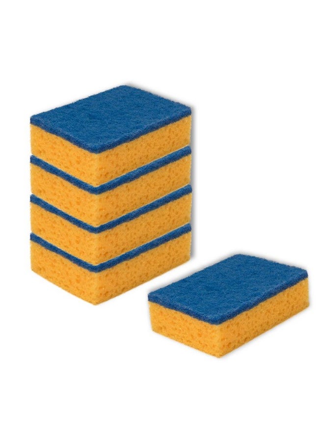 YORK Kharata Broom + Sponge Wipes 3 Pcs + Kitchen Scouring Sponge Premium 5 Pcs + Dust Pan + Steel Mesh Scrubber Mega 2 Pc + Microfiber Floor Cloth Power Collect  - Image 2
