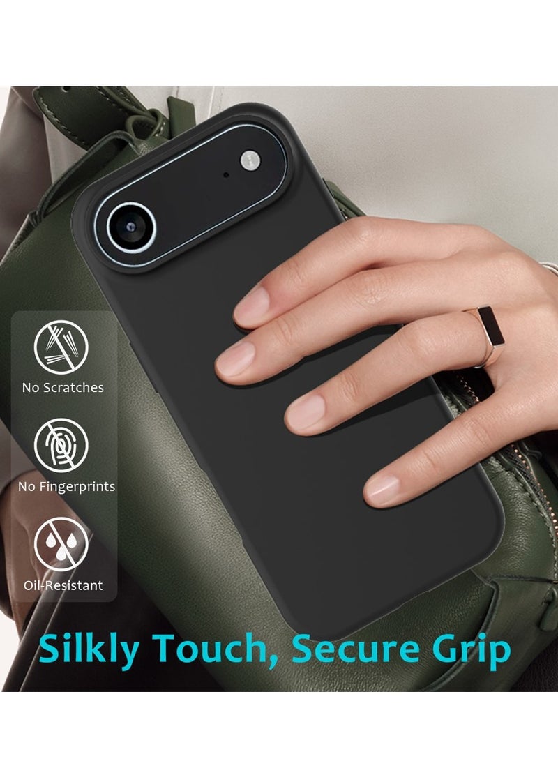 BORTONY iPhone 17 Air Cover Jelly Silicone Slim Cover for iPhone 17 Air with Inside Microfiber Lining Shockproof Protective Phone Case for iPhone 17 Air 6.6 inch - Image 5