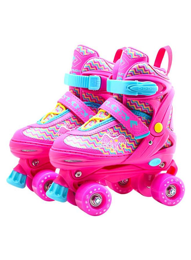 Loquat Adjustable High-Top Quad Roller Epic Skates Shoes 39cm - Image 2