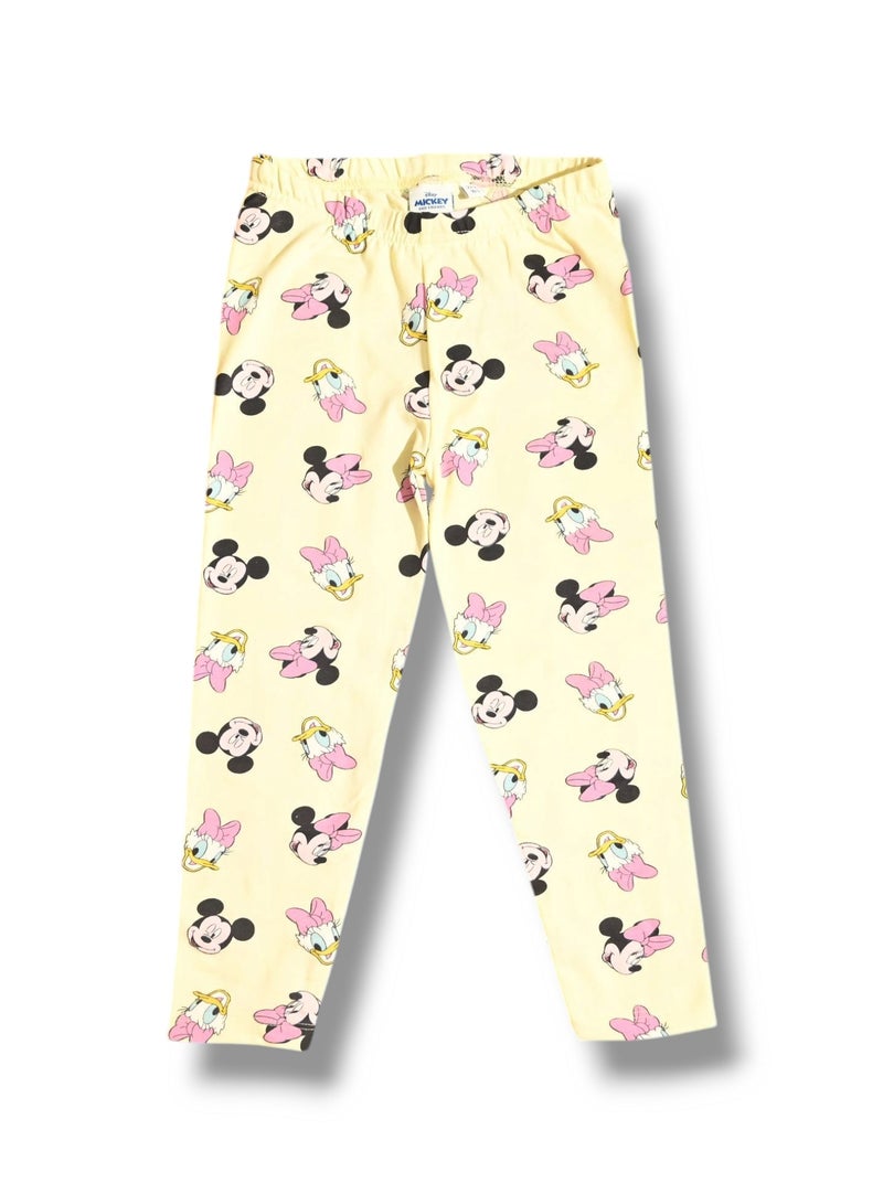 ميكي ماوس بنطلون ضيق بناتي ميكي ماوس بطبعات شاملة - Image 1