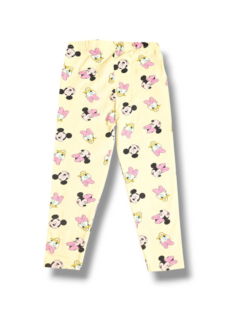 ميكي ماوس بنطلون ضيق بناتي ميكي ماوس بطبعات شاملة - Image 4
