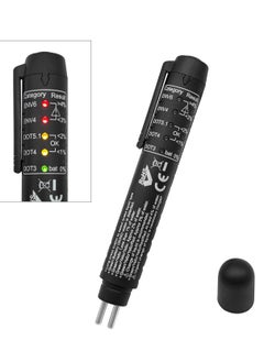 Generic Brake Fluid Test Pen, Car Brake Fluid Inspection Tool Replacement Test Pen Test DOT3 DOT4 DOT5.1 ENV4 ENV6 Brake Fluid with 5 LED Indicator Hydraulic Oil and Water Analyzer Automatic Diagnostic Tester  - Image 1