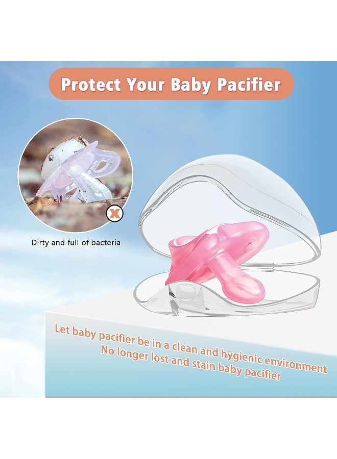 Smlpuame 6 Pack Transparent Pacifier Case - Image 2