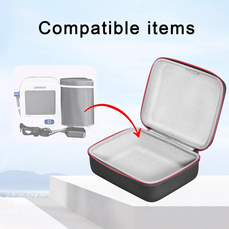 RLSOCO Hard Case for OMRON BronzeSilverIron5 Series Upper Arm Blood Pressure Monitor  Fits for OMRON BP5150BP5255BP5100BP5250BP5000BP7250BP742N Case Only - Image 4