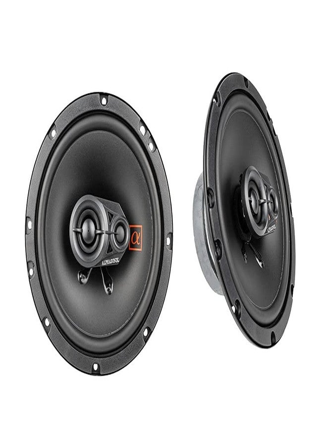 Alphasonik 1 Pair of NS653 Neuron Series 6.5" (300 Watts Max for The Pair) 150 Watts Max Per Speaker 3-Way Full-Range Car Audio Speaker with PEI Dome Tweeter Polypropylene Cone Grilles Included - Image 2