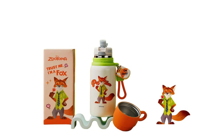 D-1336 Vacuum Student Mug, Nick Pattern, Tea & Water Separation, 6-Layer Insulation, 304 Body with 316 Liner Bottom - Image 5