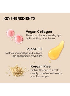 Melixir Melixir Vegan Lip Treatment, Sheer Tinted Lip Balm for Instant Hydration & Shine, Moisturizing Lip Gloss, Infused with Vegan Collagen & Jojoba Oil, Cruelty-Free, Korean Skincare-4 Berry(0.5oz)  - Image 4