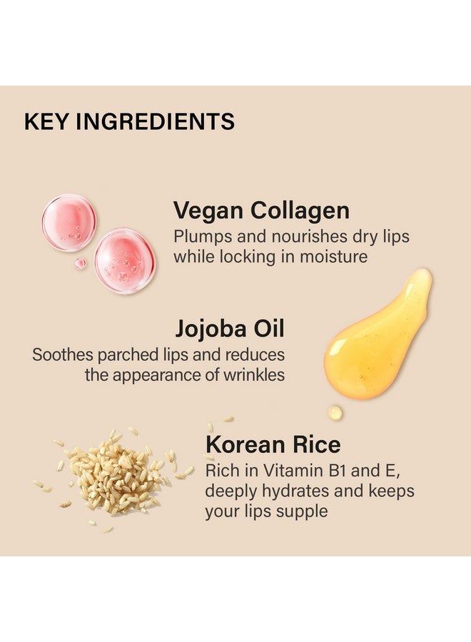 Melixir Melixir Vegan Lip Treatment, Sheer Tinted Lip Balm for Instant Hydration & Shine, Moisturizing Lip Gloss, Infused with Vegan Collagen & Jojoba Oil, Cruelty-Free, Korean Skincare-4 Berry(0.5oz) - Image 4