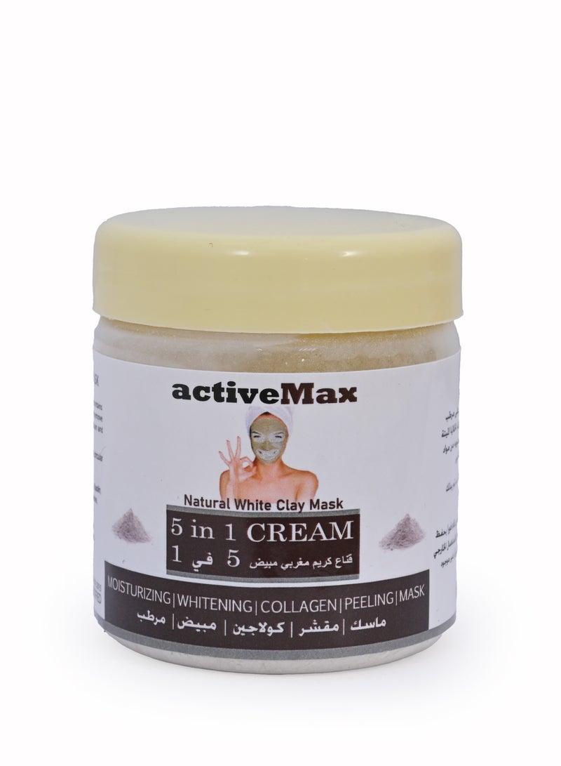 active max Moroccan Powder Clay Mask White Natural - Image 1