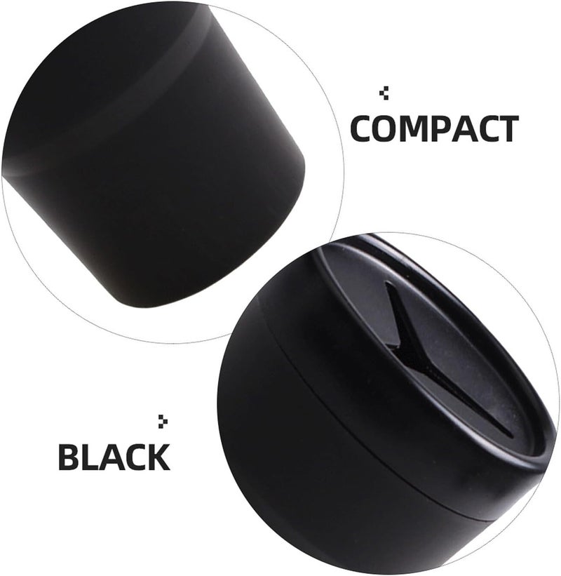 HAKIDZEL Car Cup Holder Insert Coin and Cash Organizer Tray - Black Plastic Storage Box for Coins, Cards, and Phone - Image 3