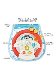 Generic TOYS-EGYPT Baby Car Seat Toys with Mirror Steering Wheel with Lights, Music and Driving Sounds, Interactive Driving Toy for Toddlers Develops Fine Motor Skills and Imagination  - Image 3