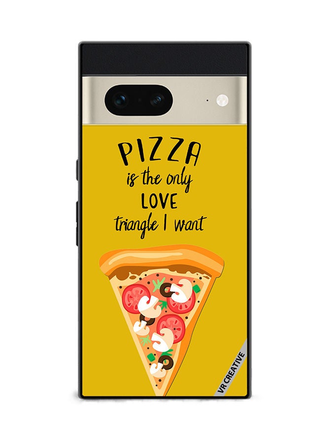 VR CREATIVE Protective Case Cover For Google Pixel 7 Pizza Love Design Multicolour - Image 1