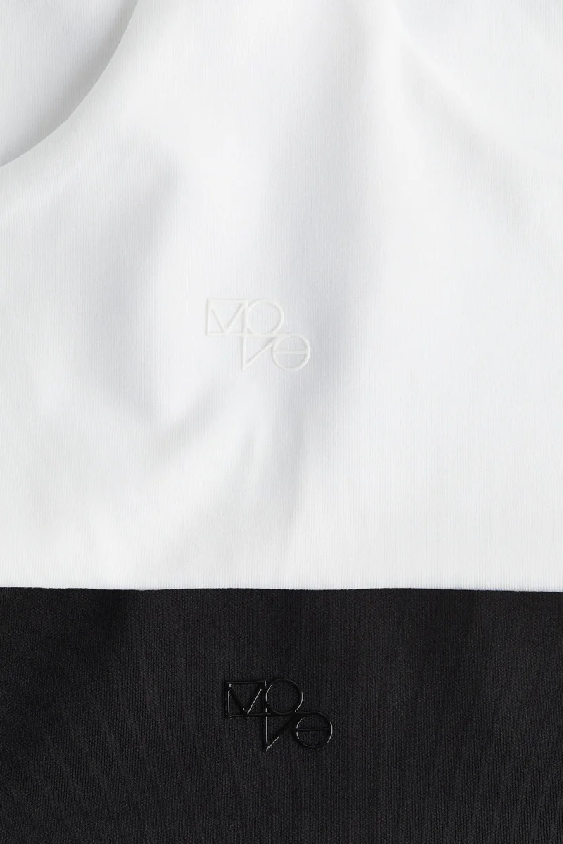 اتش اند ام حمالة صدر رياضية بدعم متوسط - عبوة قطعتين