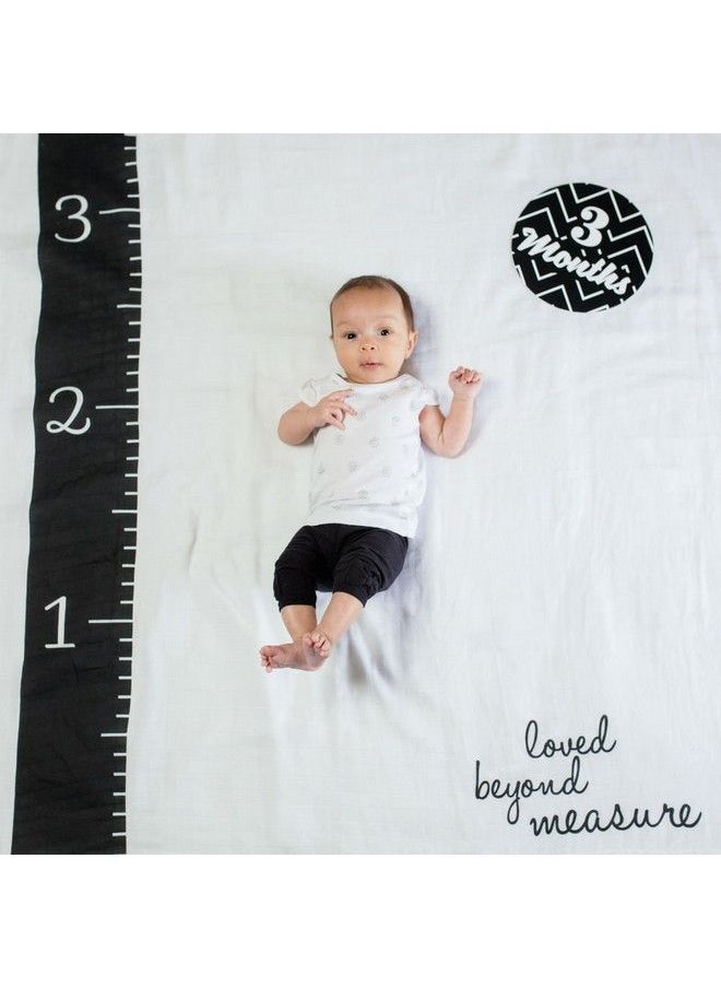 lulujo Baby Baby'S First Year Milestone Blanket And Cards Set Loved Beyond Measure  - Image 4