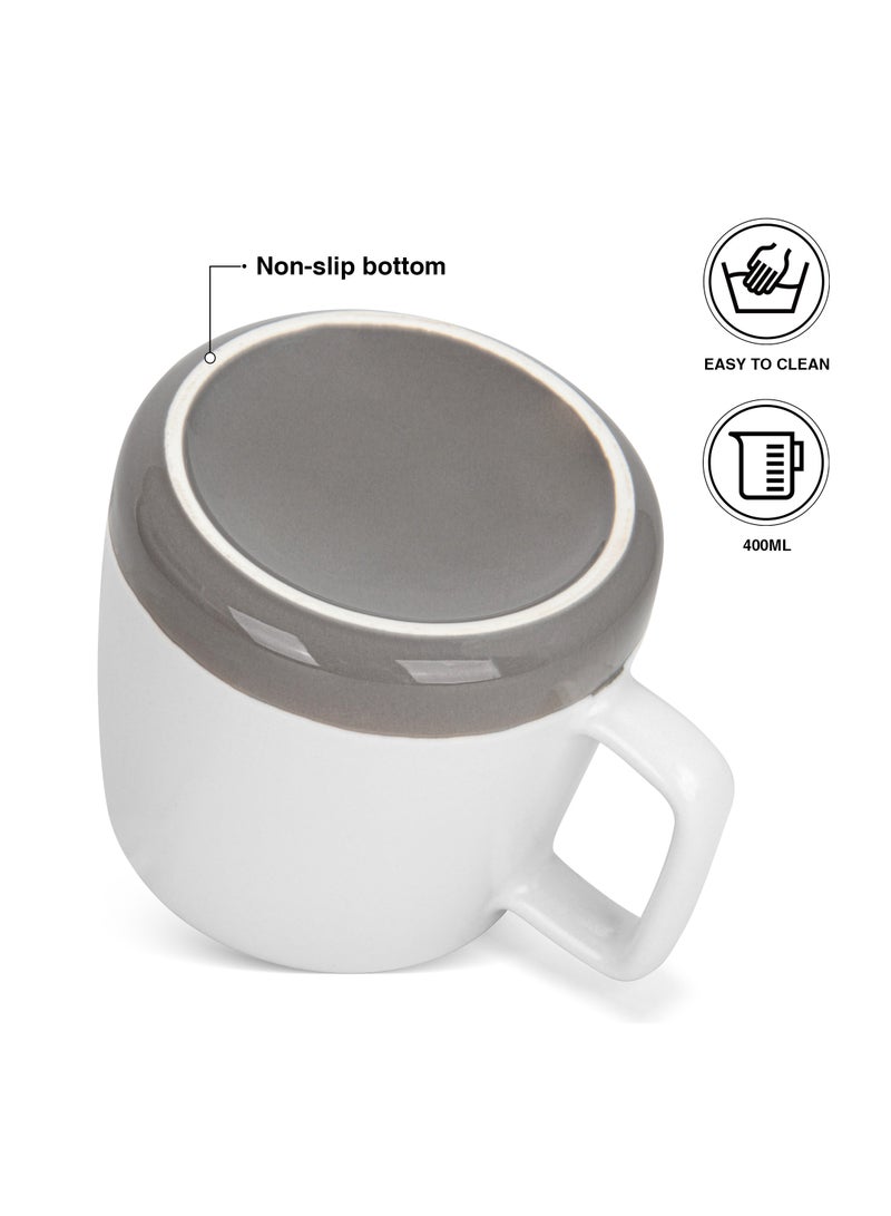 Fissman 2-Piece Mugs 400ml Happy Ever After New Bone China - Image 3