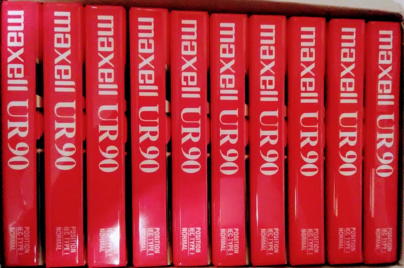 Maxell Maxell Ur-90 Normal Bias Audio Cassette 90min (Pack of 10 - 90 Minute Tapes - Image 1