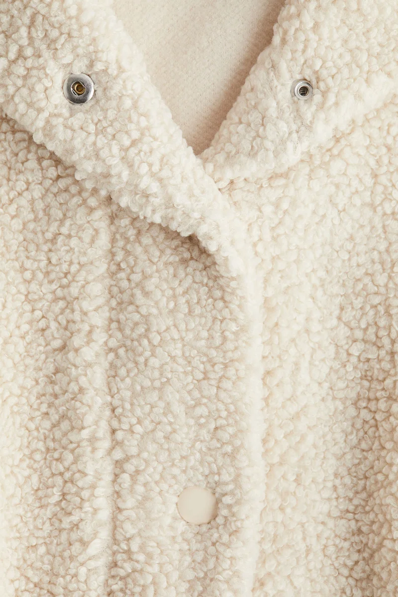 اتش اند ام جاكيت من نسيج تيدي